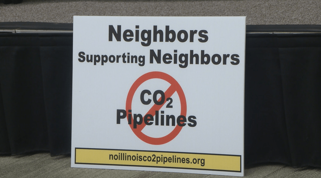 A panel speaks on the safety risks of the proposed CO2 pipeline plan