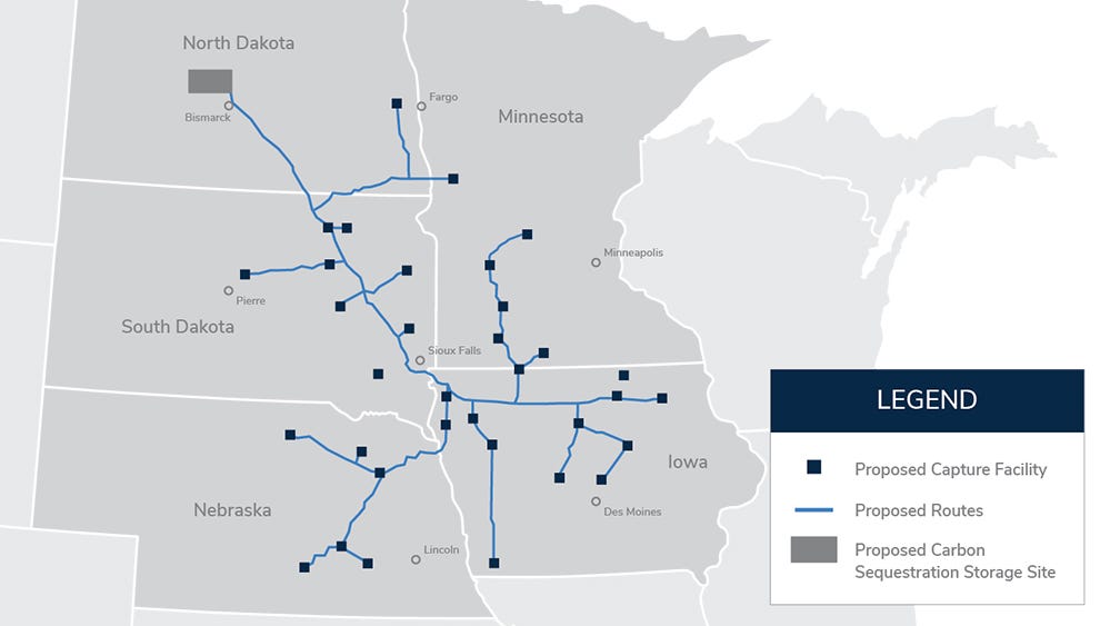 Carbon capture pipeline may get new North Dakota hearing in December